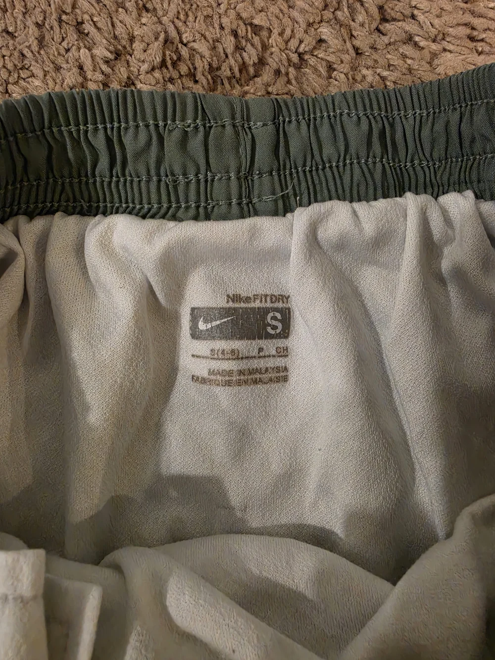 Nike Dri-FIT Green Athletic Running Shorts